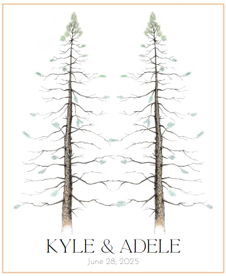 Custom Guestbook for Adele