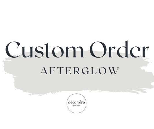 Custom Sign for Afterglow Skincare & Esthetics