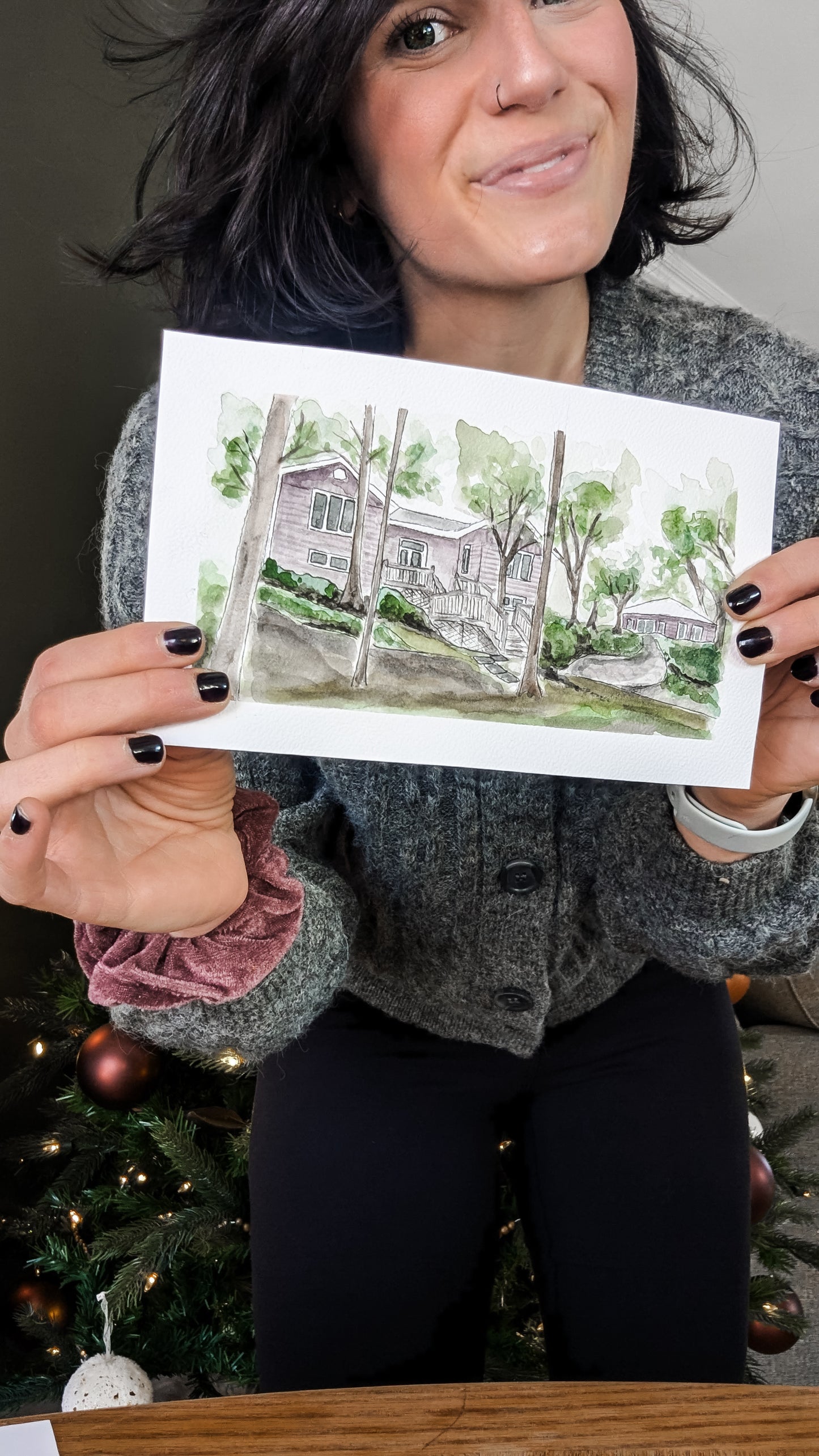 Custom Watercolour House Portrait