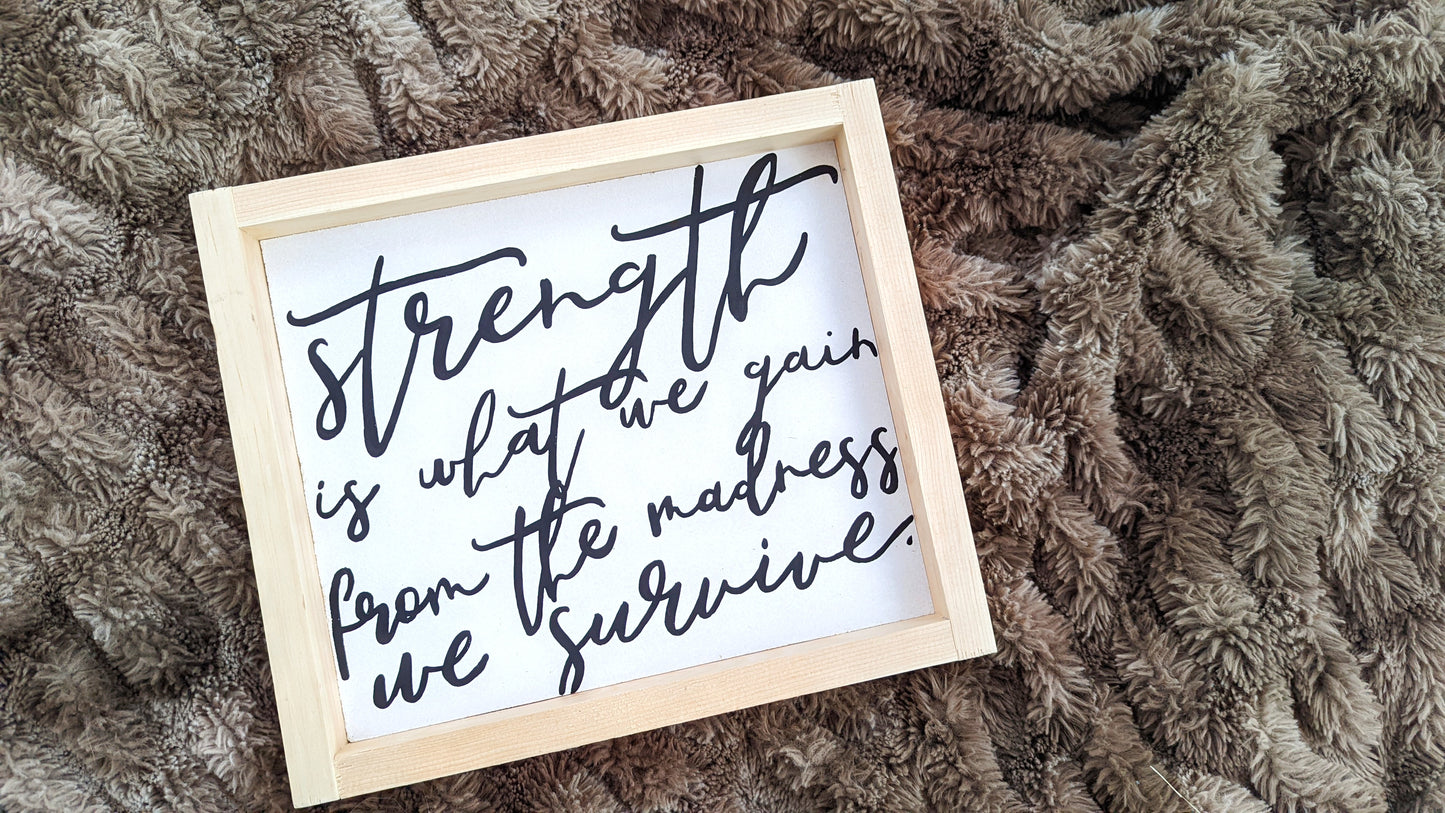 The Kidney Project - Strength Quote