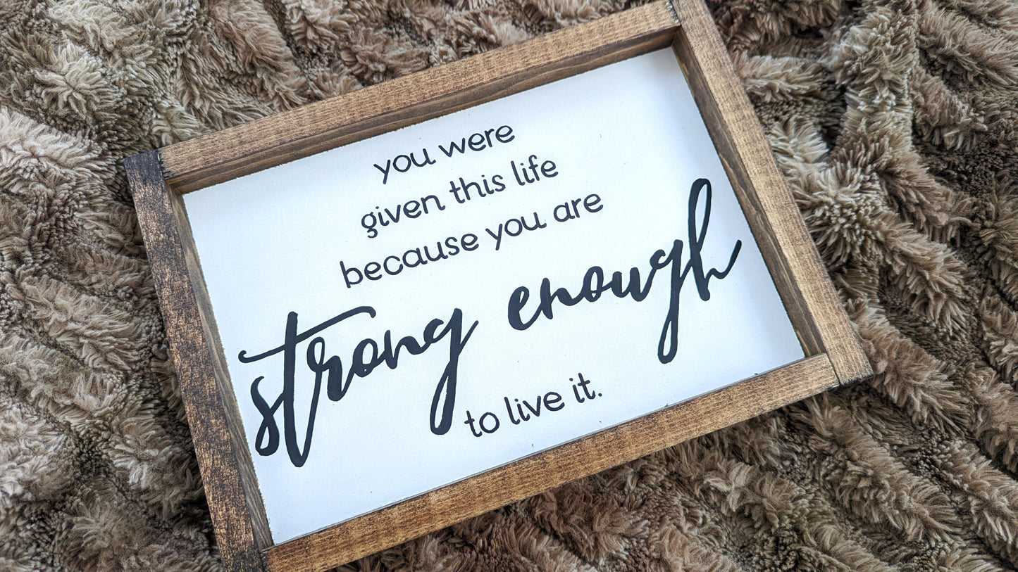 The Kidney Project - Strong Enough Quote