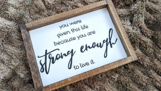 The Kidney Project - Strong Enough Quote