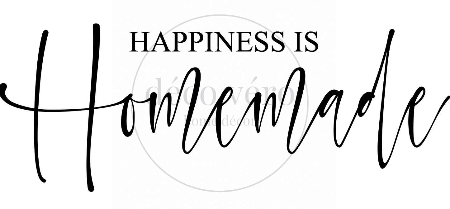 Happiness is Homemade - 18"x48"