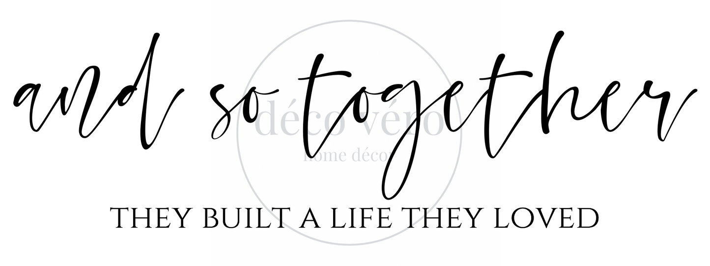 And So Together - 18"x48"