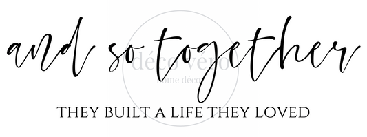 And So Together - 18"x48"