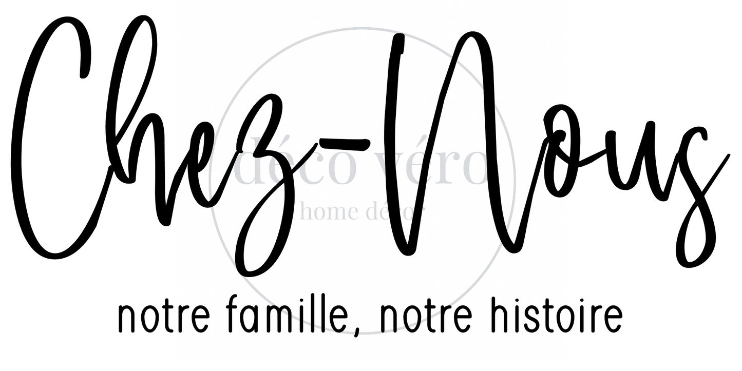 Chez Nous - 24"x48"