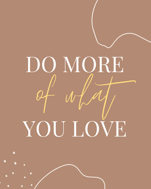Do what you love - Printable