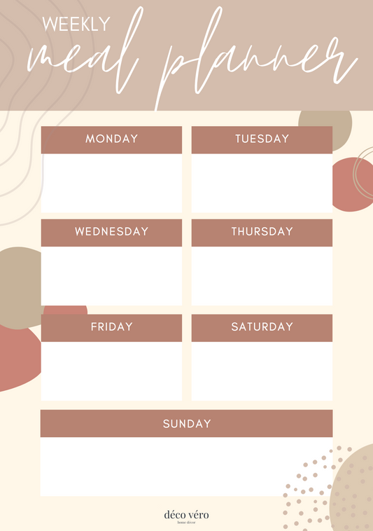Meal Planner - Printable