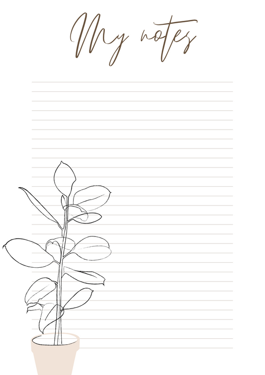 My notes - Printable