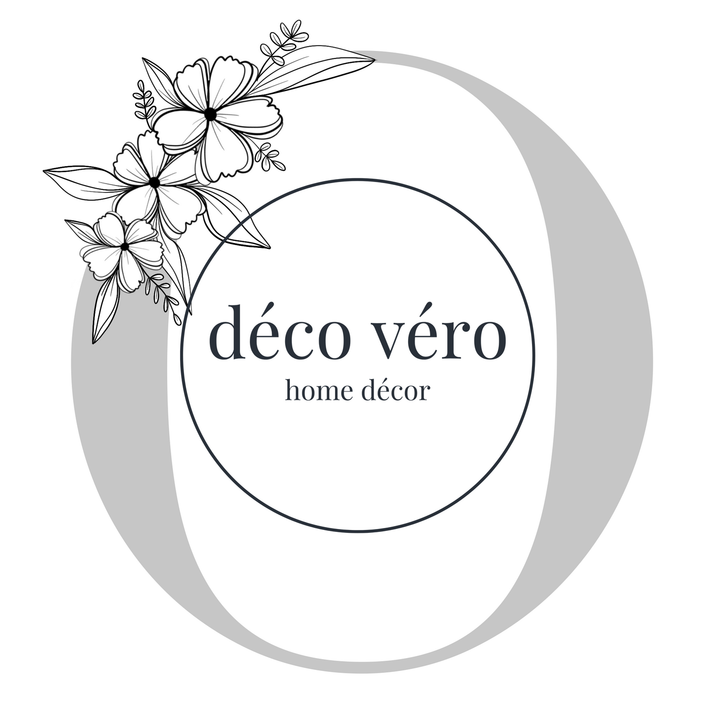 Letter O Floral - Digital