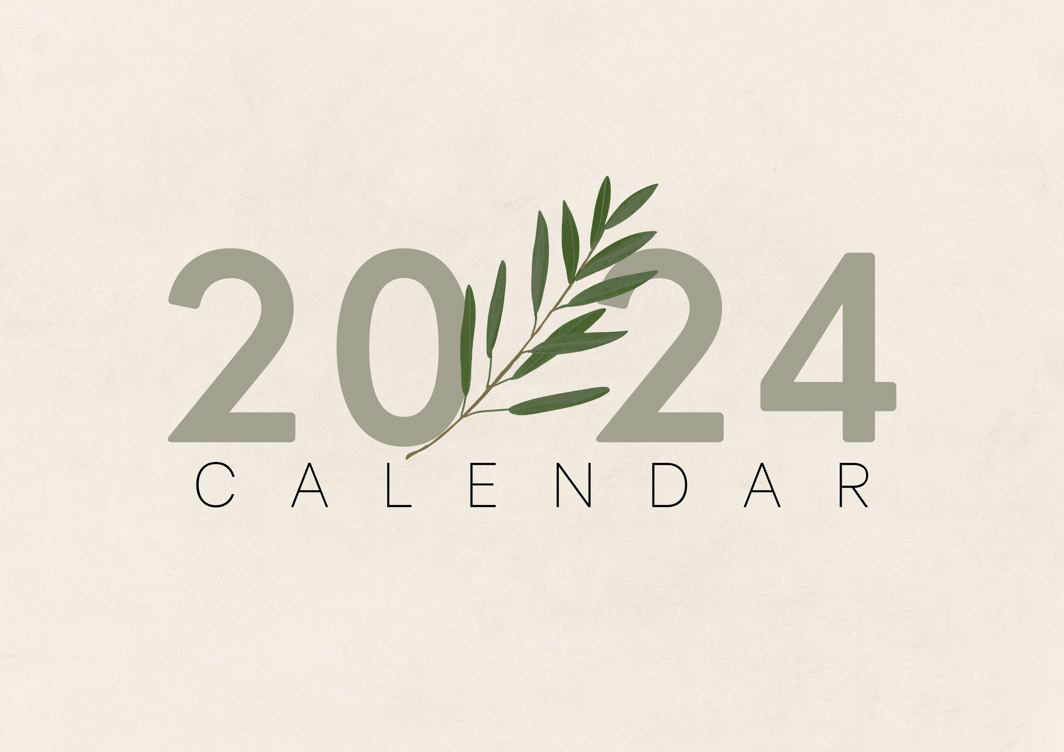 2024 Calendar - English