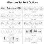 Baby Milestone Cards