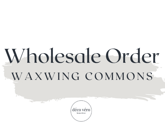 Wholesale Order for Waxwing Commons