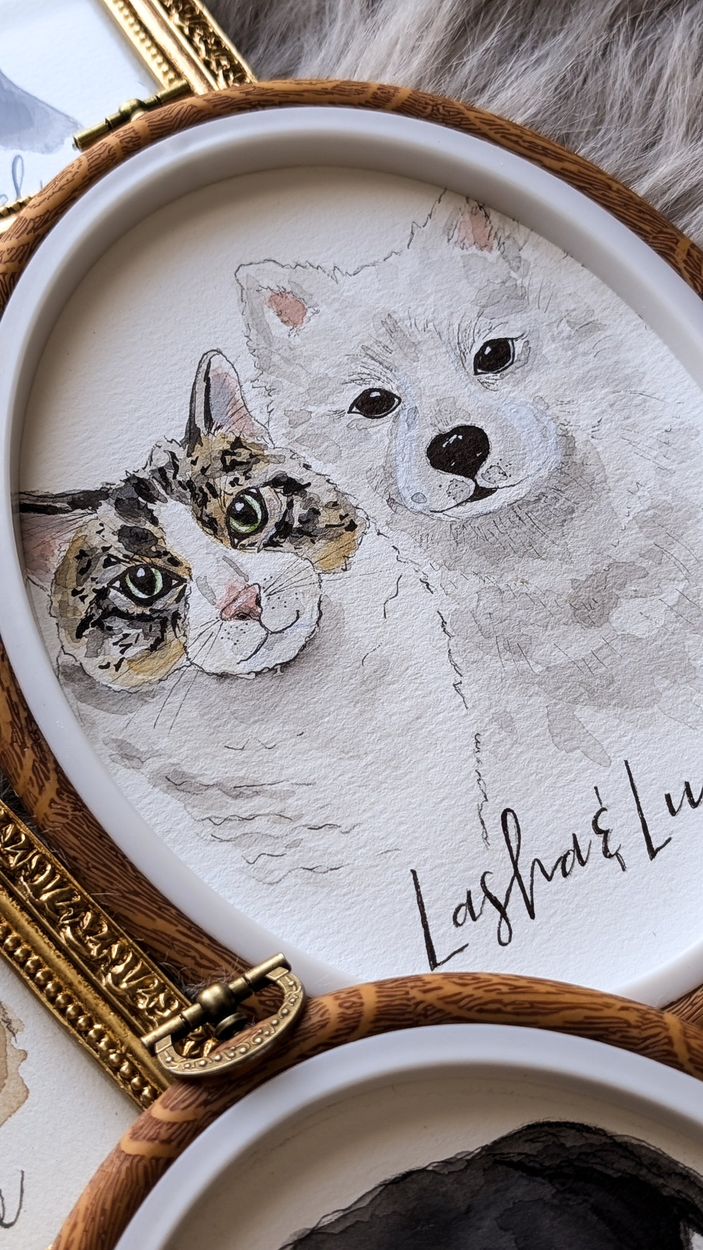 Custom Watercolour Pet Portrait