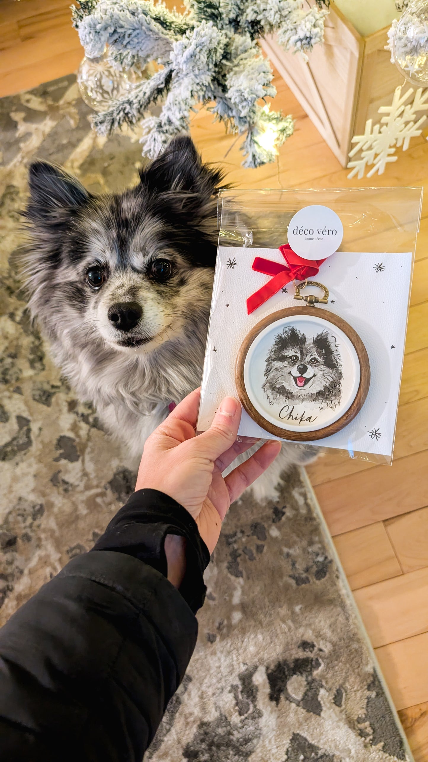 Custom Watercolour Pet Ornament