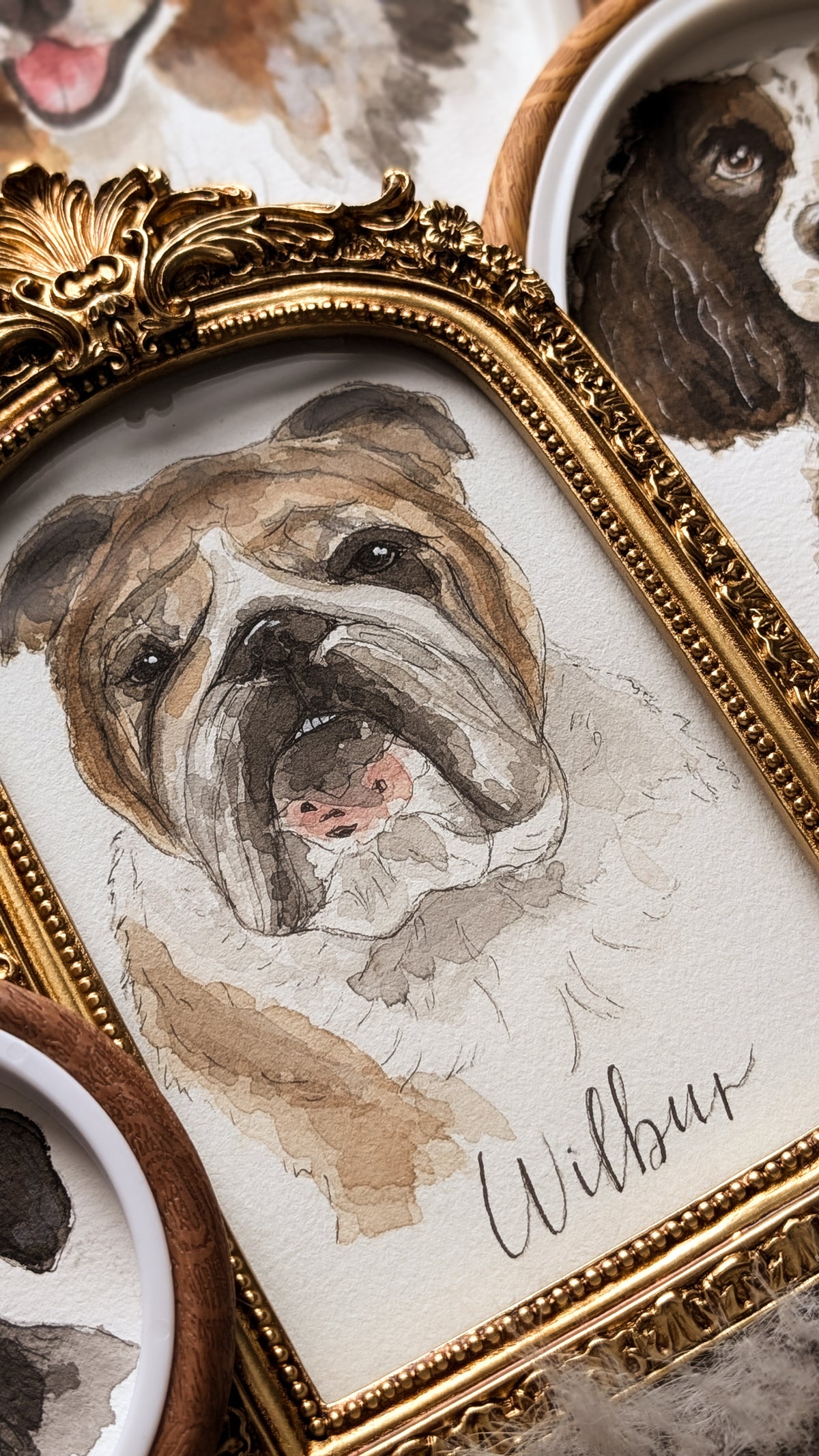 Custom Watercolour Pet Portrait