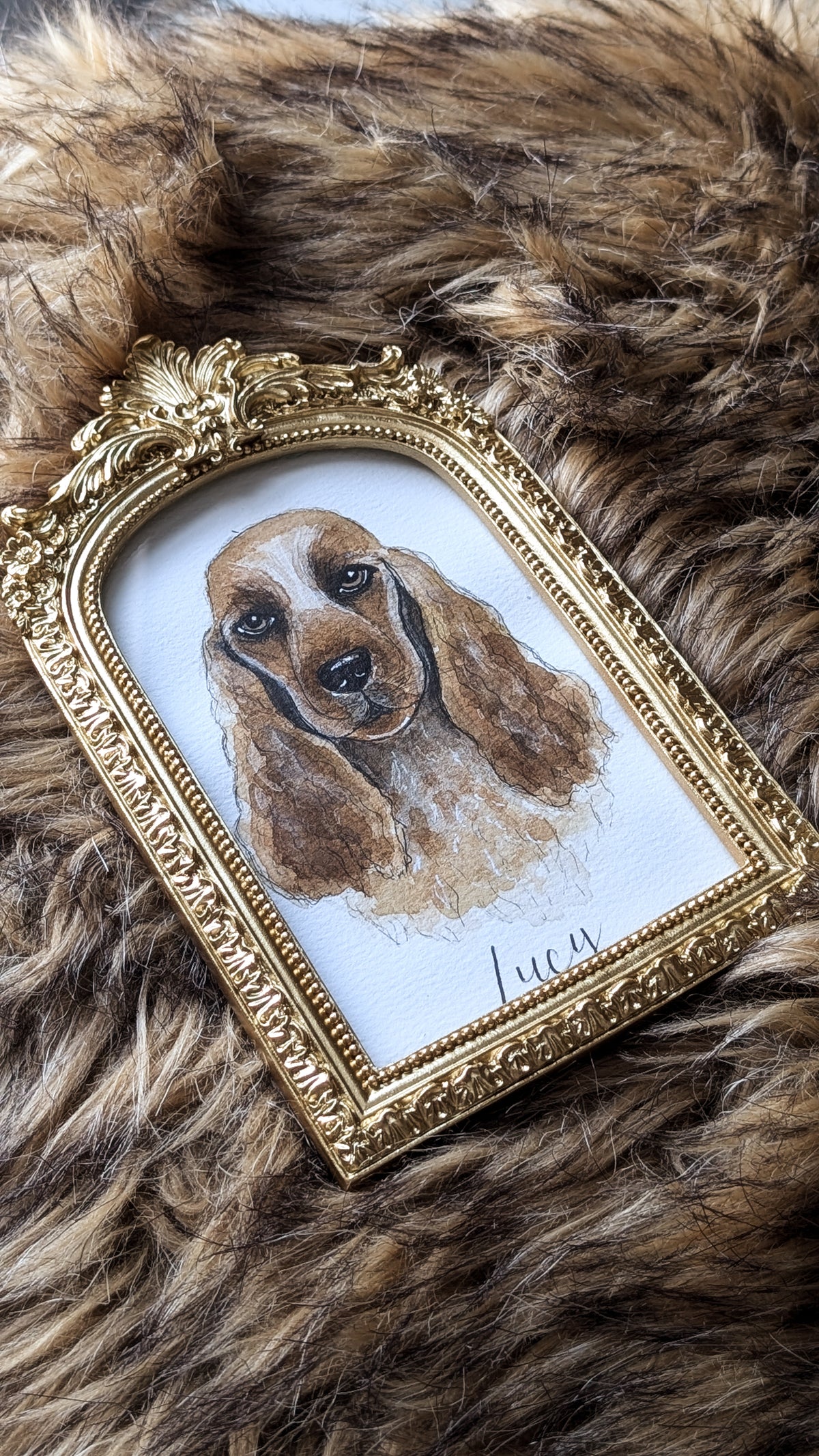 Custom Watercolour Pet Portrait