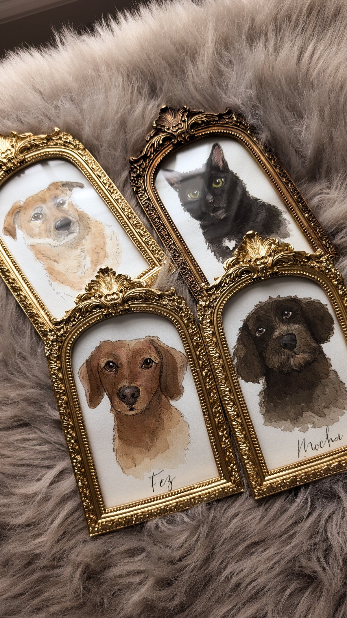 Custom Watercolour Pet Portrait