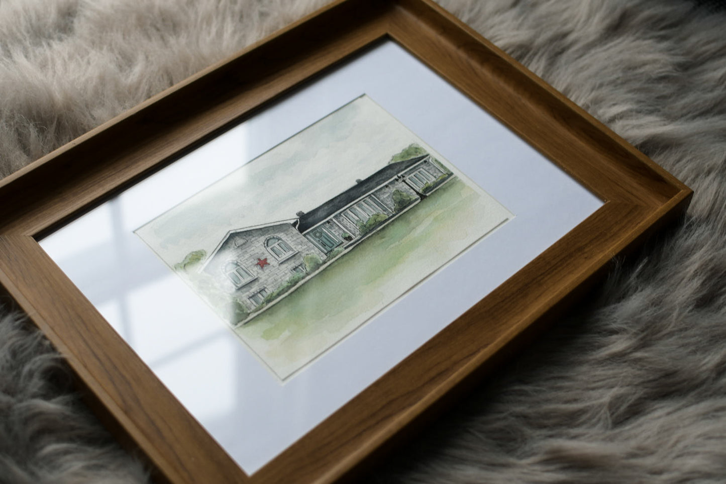 Custom Watercolour House Portrait
