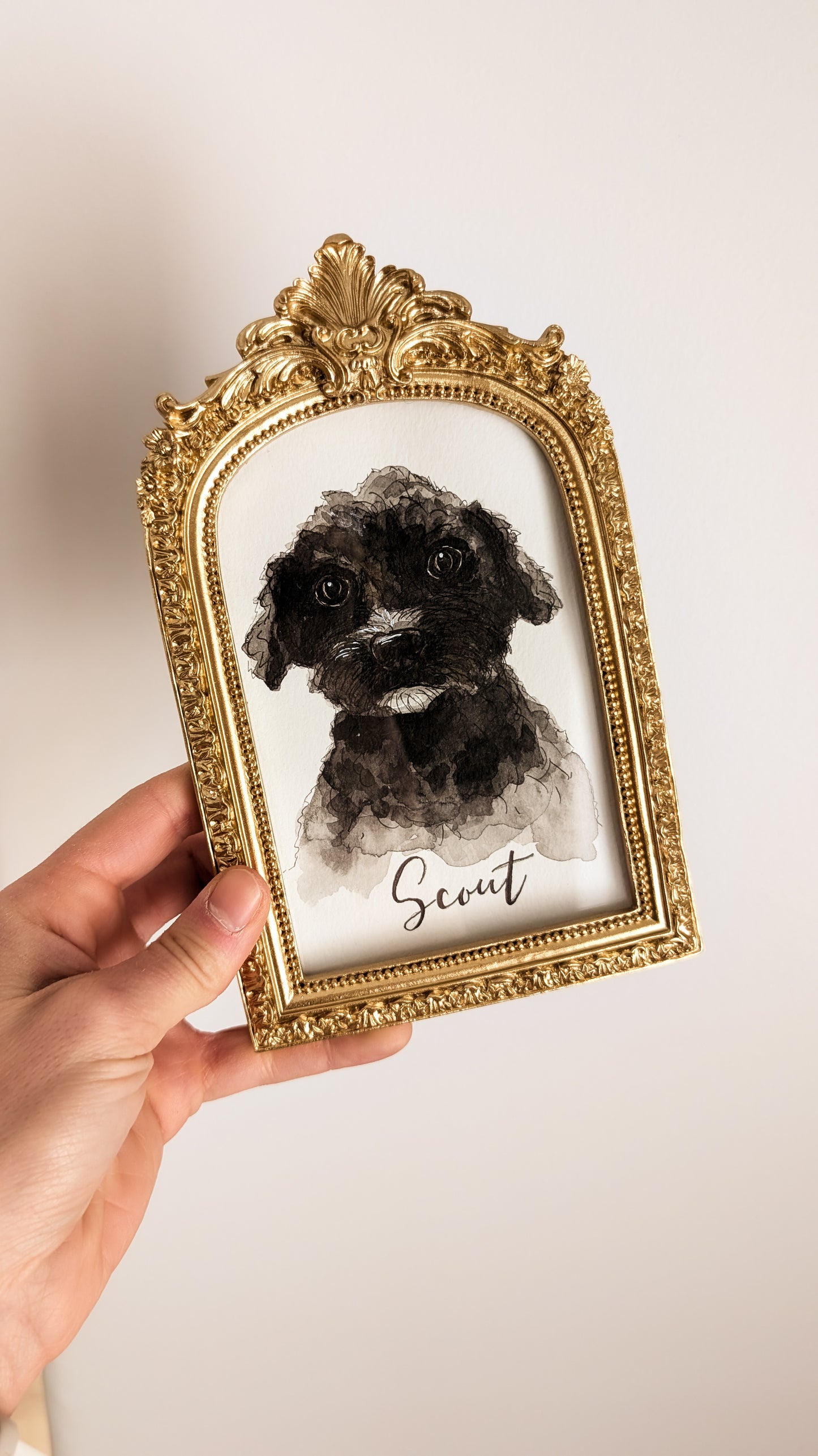 Custom Watercolour Pet Portrait