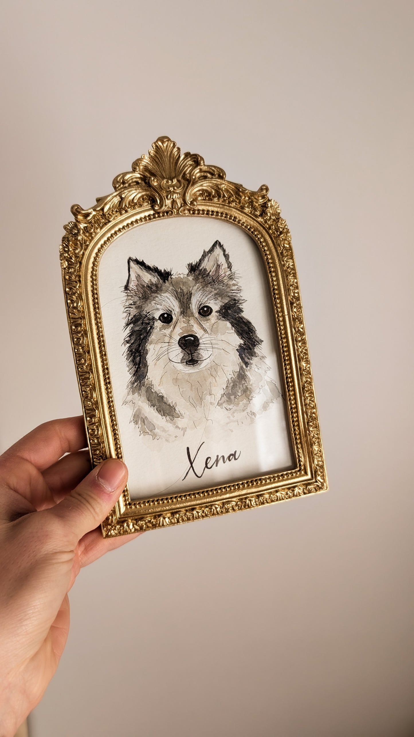 Custom Watercolour Pet Portrait