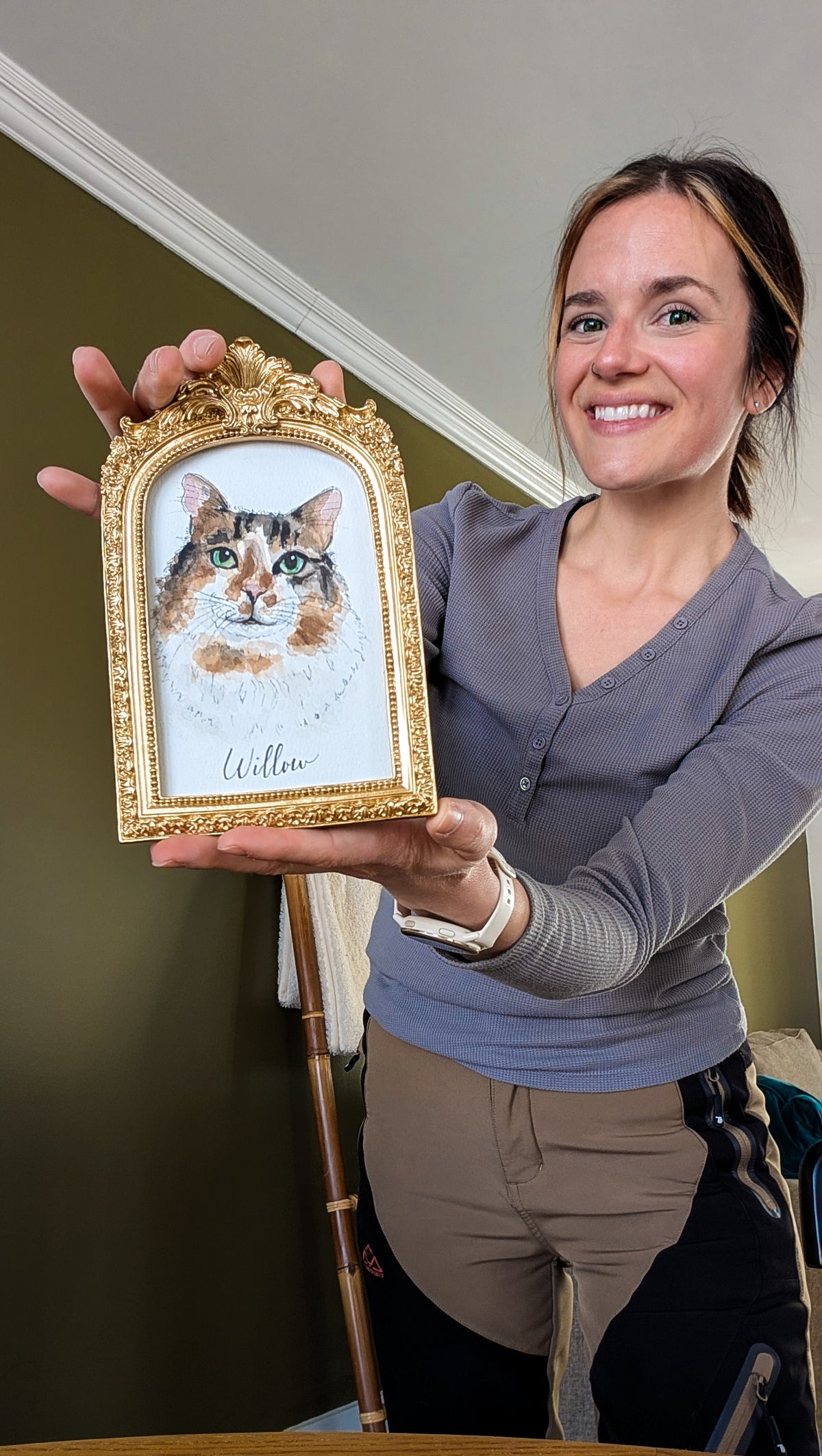Custom Watercolour Pet Portrait