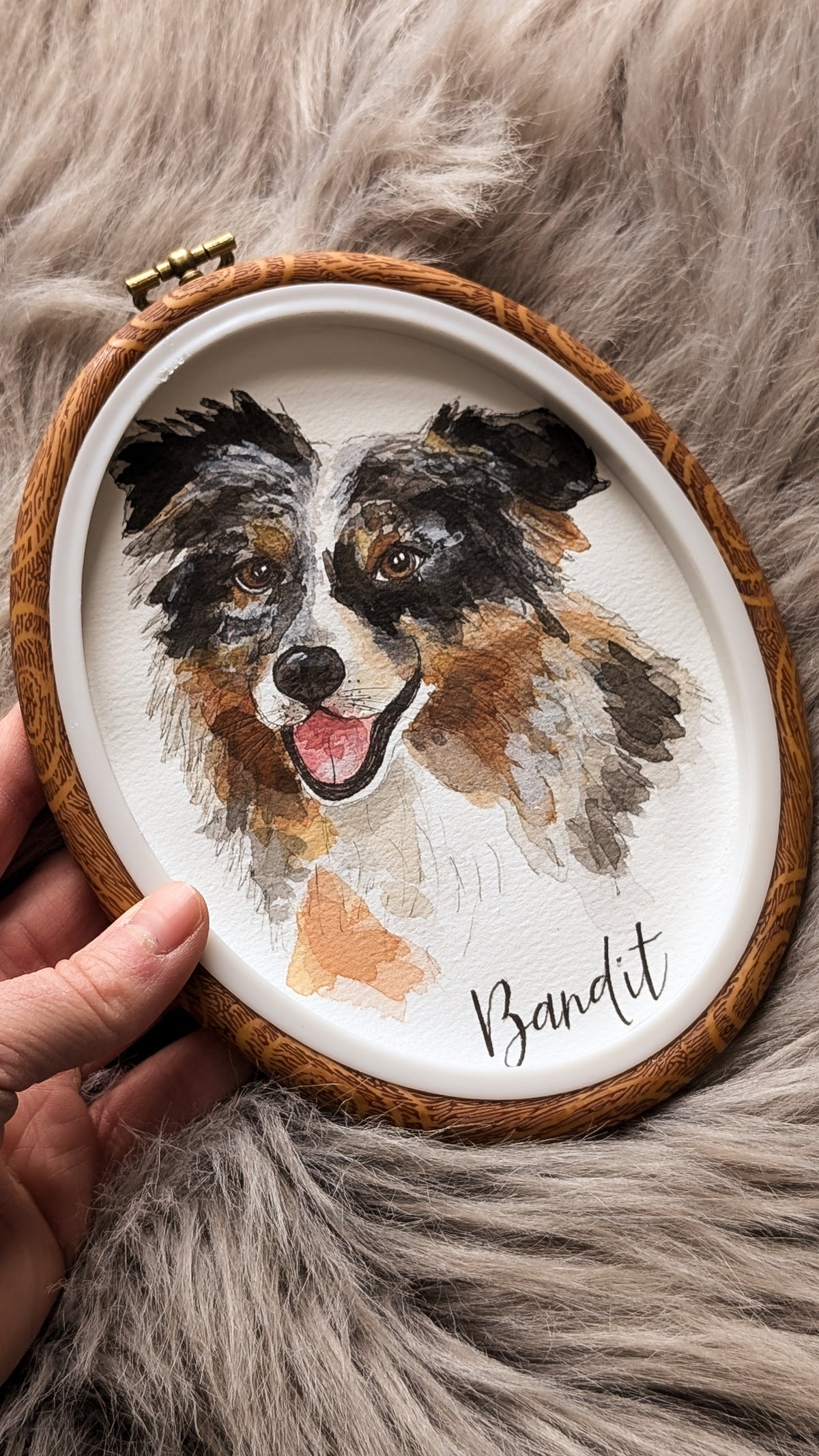 Custom Watercolour Pet Portrait