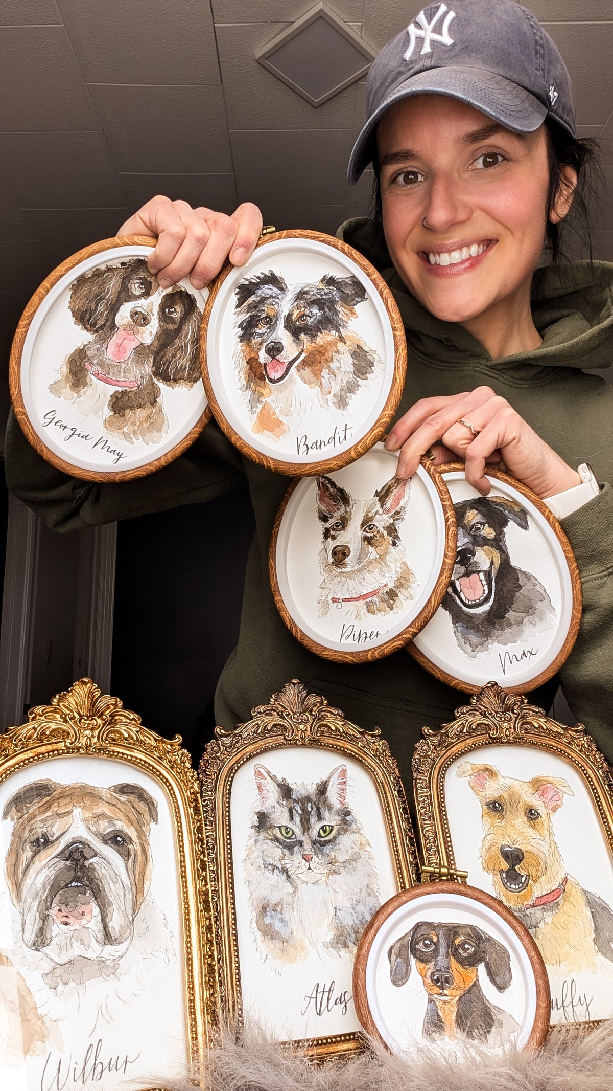 Custom Watercolour Pet Portrait