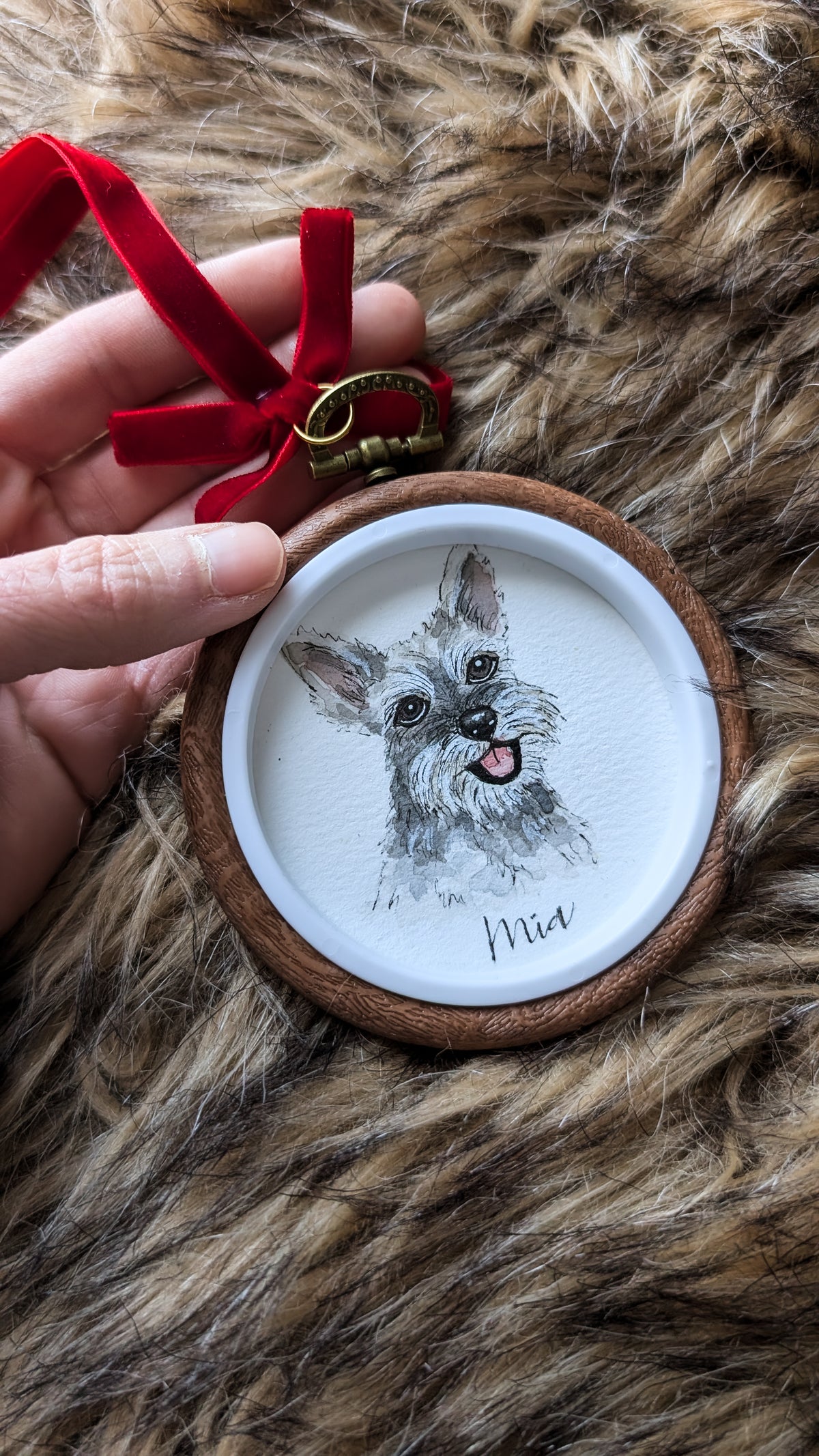 Custom Watercolour Pet Portrait