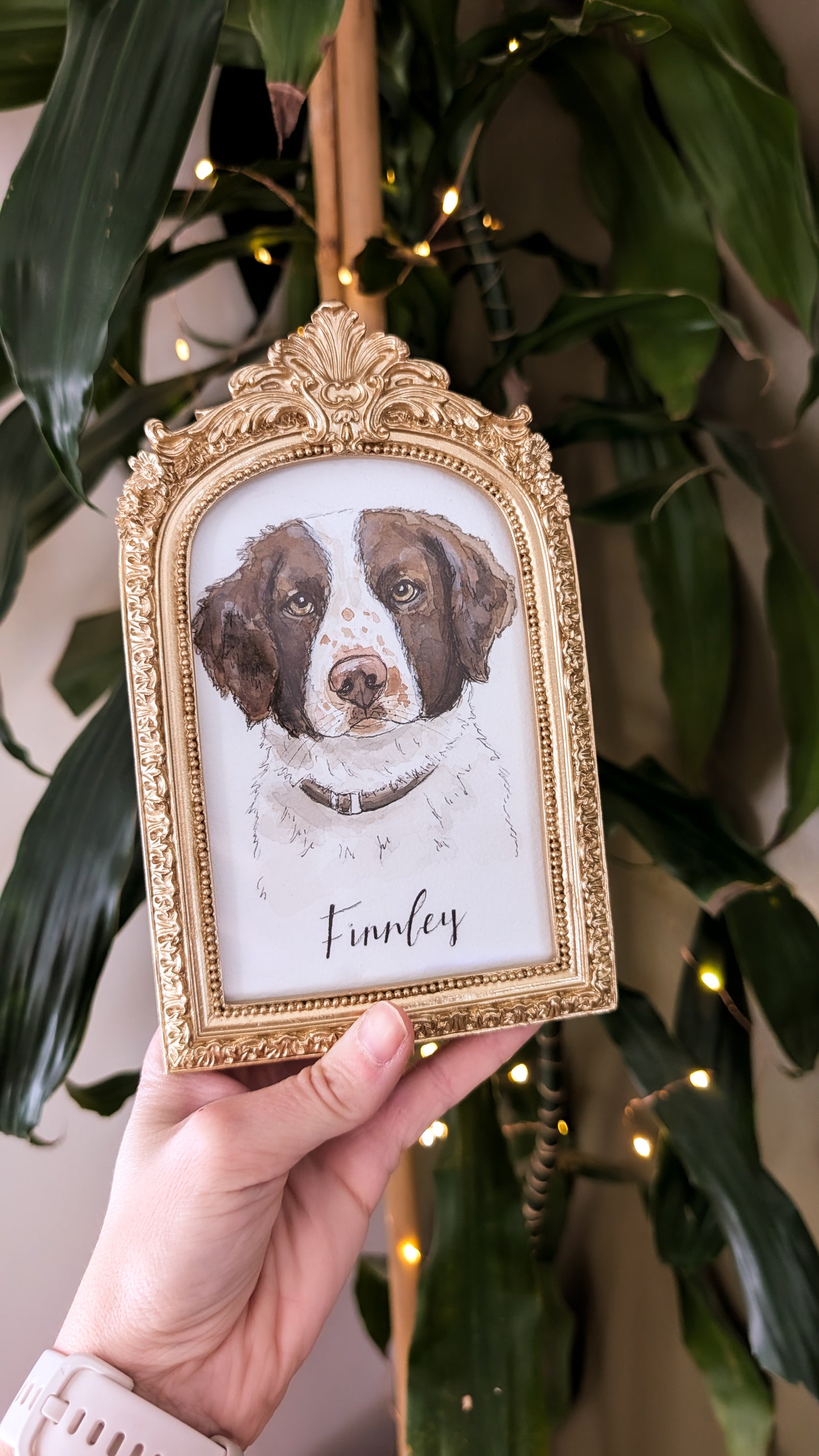 Custom Watercolour Pet Portrait
