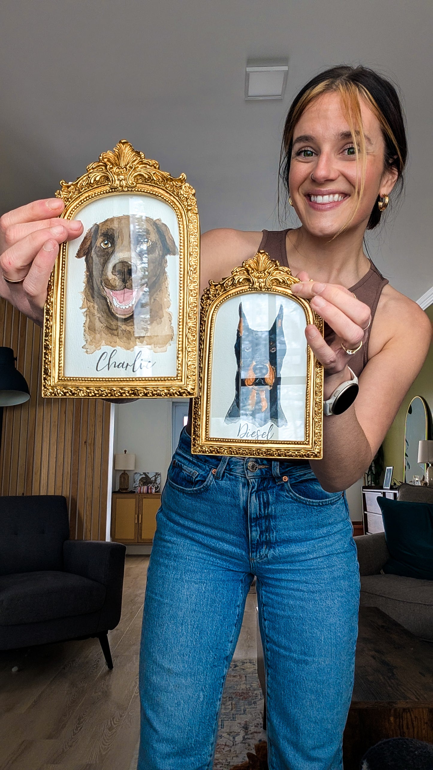 Custom Watercolour Pet Portrait
