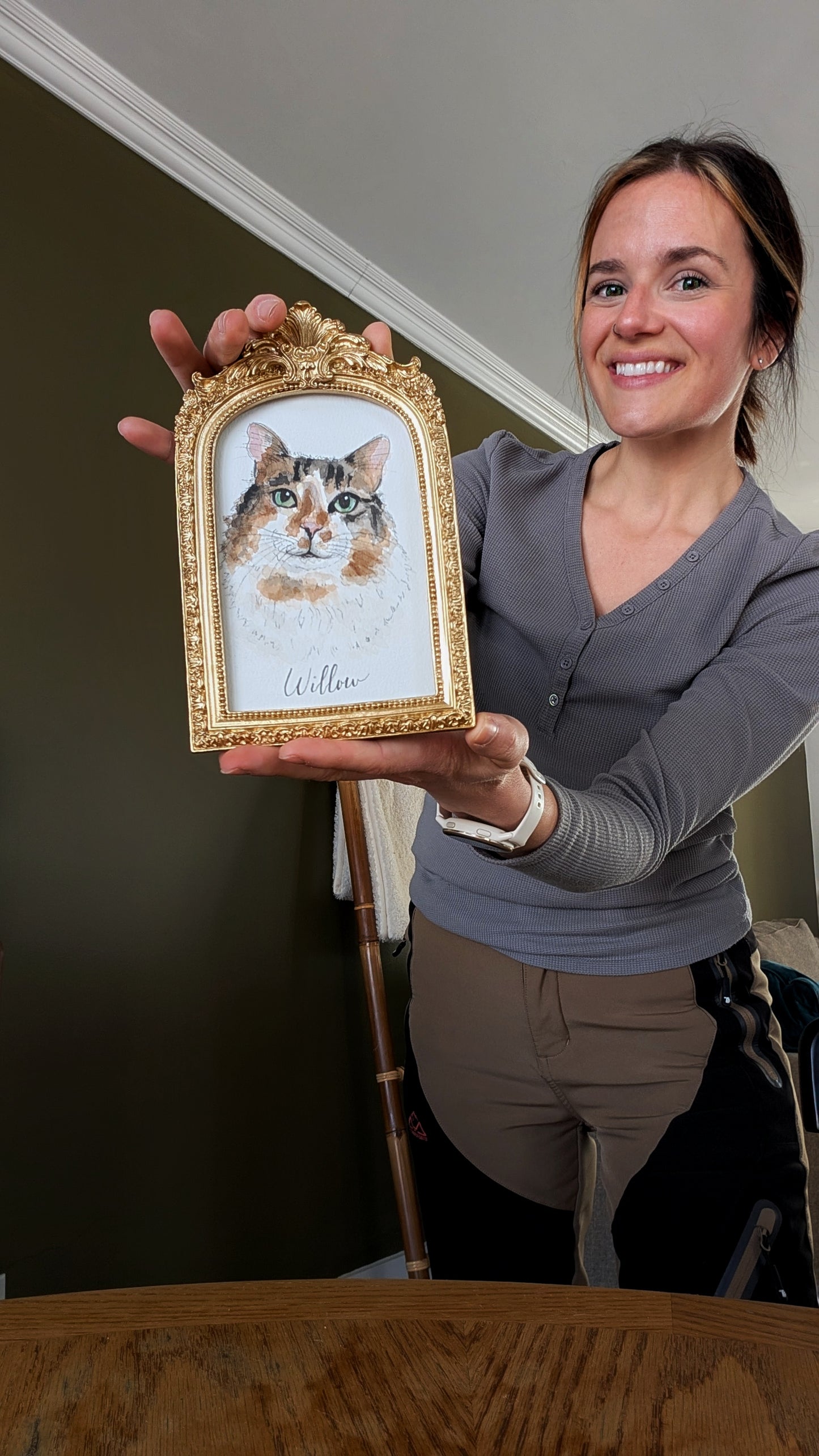 Custom Watercolour Pet Portrait