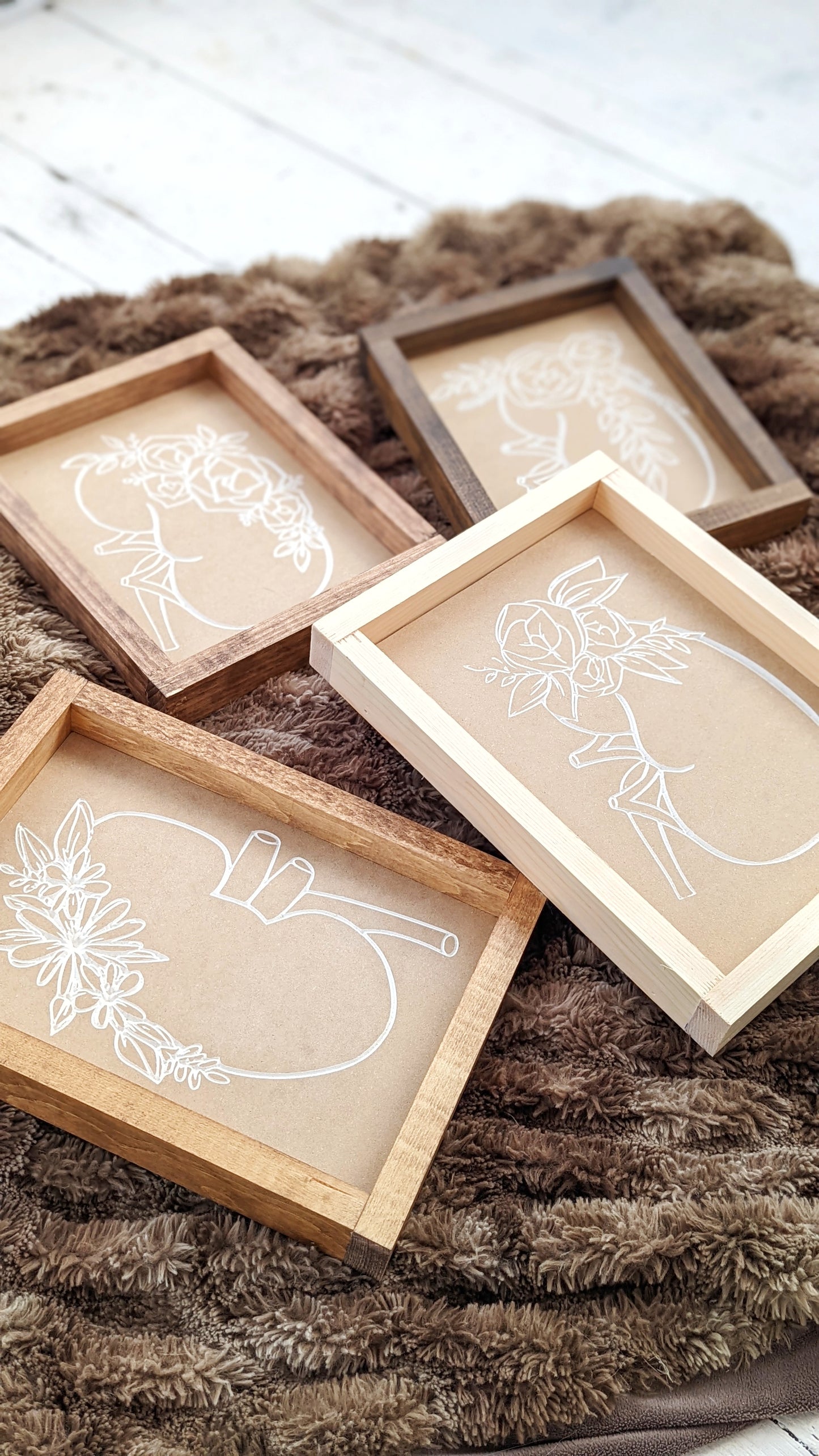 The Kidney Project - Carved Floral Kidney