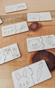 Montessori Animal Matching Game