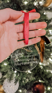 Teacher Acrylic Ornament