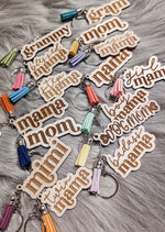 Wood Keychains