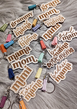 Wood Keychains