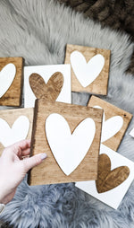 Pine Heart Squares