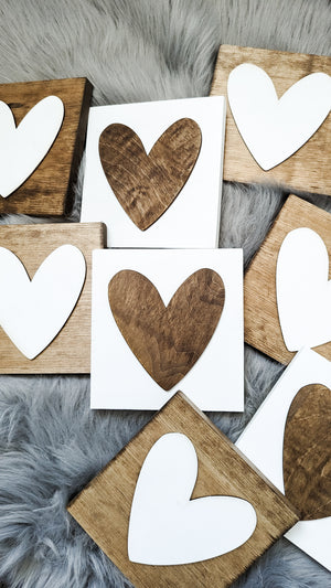 Pine Heart Squares