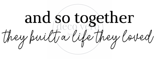 And So Together - 18"x48"