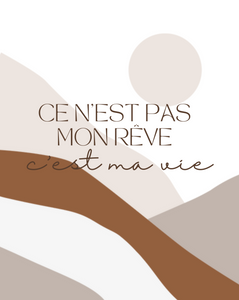 C'est ma vie - Imprimable