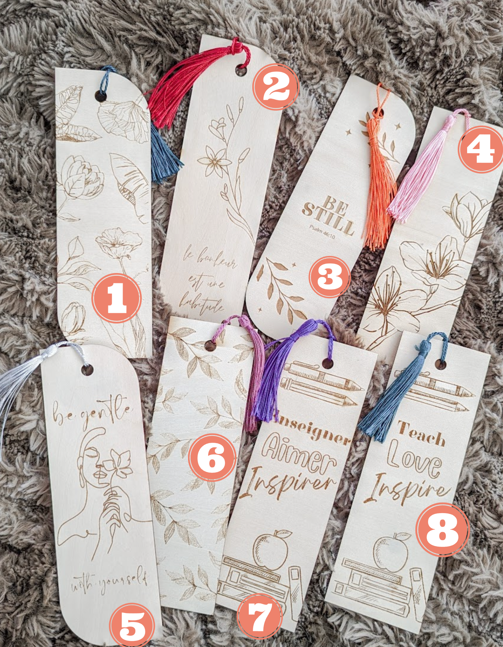 Wooden Bookmarks