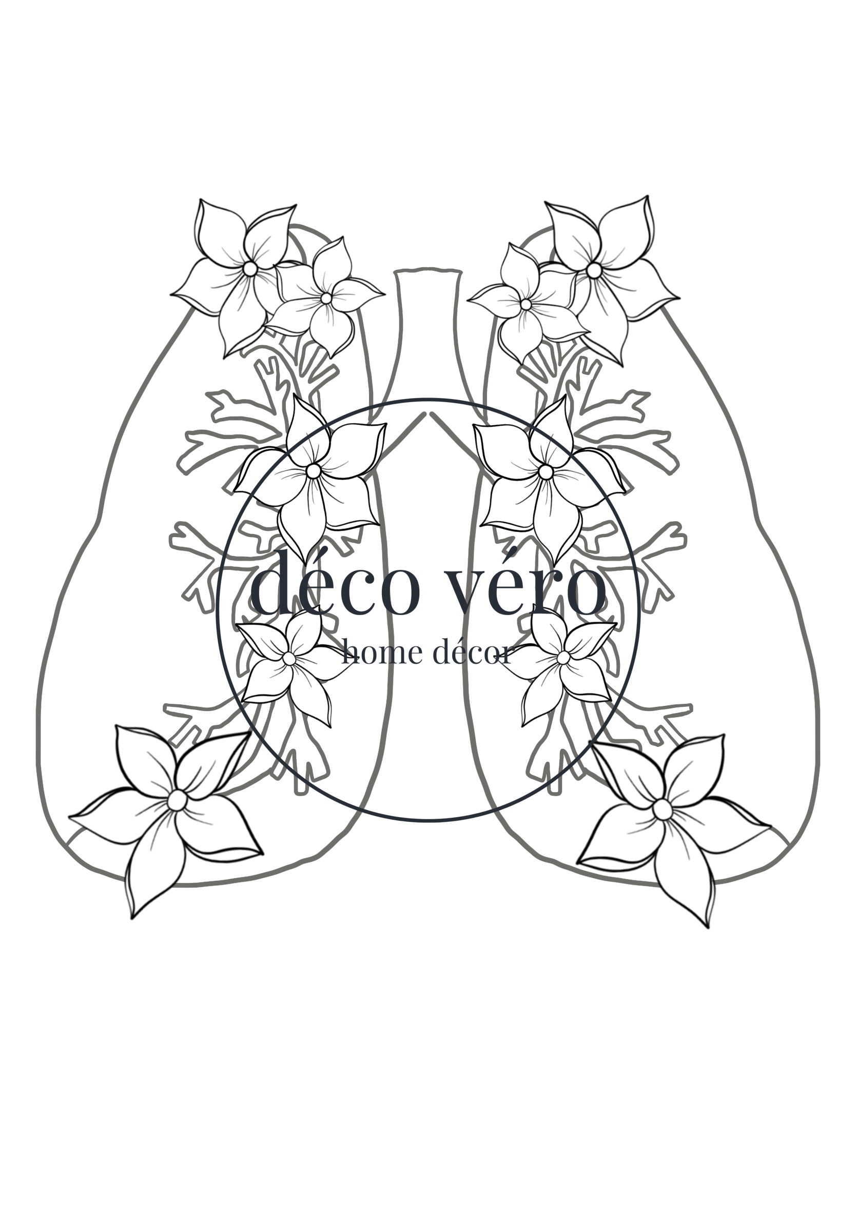 Lungs Floral - Digital